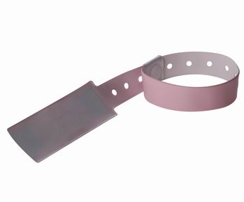 No.4 UHF PVC use rfid wristbands