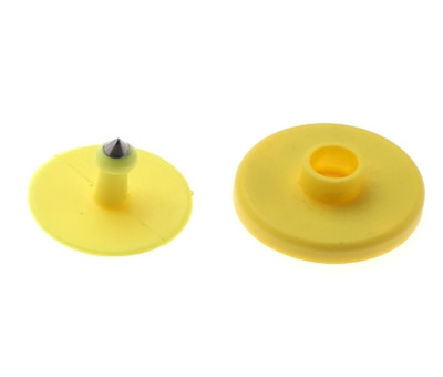 34x15mm Round Type RFID Ear Tag for Animal