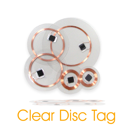 Clear RFID Disc Tags